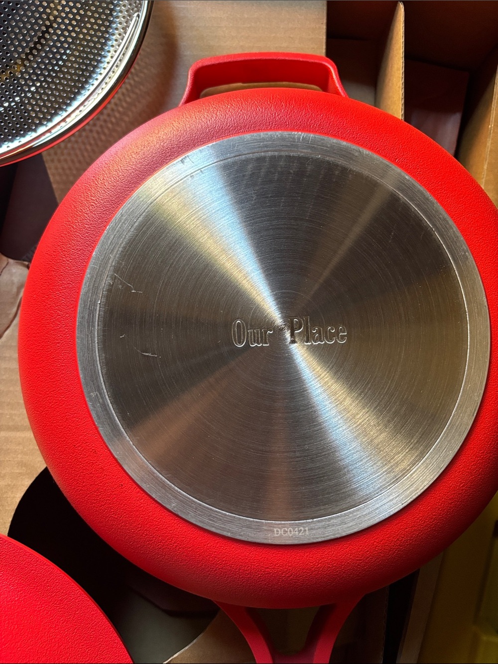 Our Place Red All-Purpose Covered Pan - Picture 10 of 10